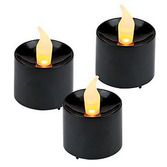 Halloween Favors & Prizes Black Votive Candle Image