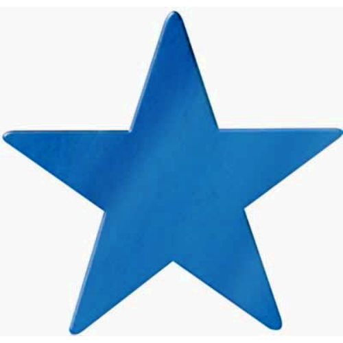 15" Blue Foil Star