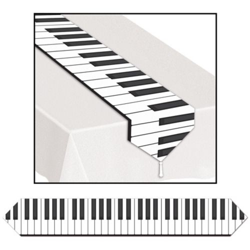 Piano Keyboard Table Runner
