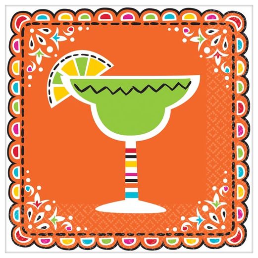 Picado de Papel Beverage Napkins