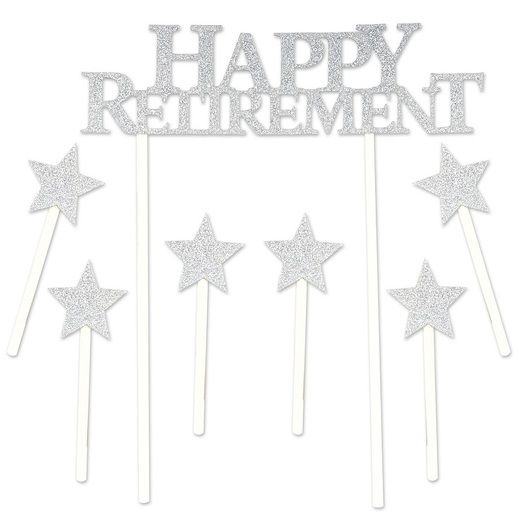 Happy Retirement Cake Topper