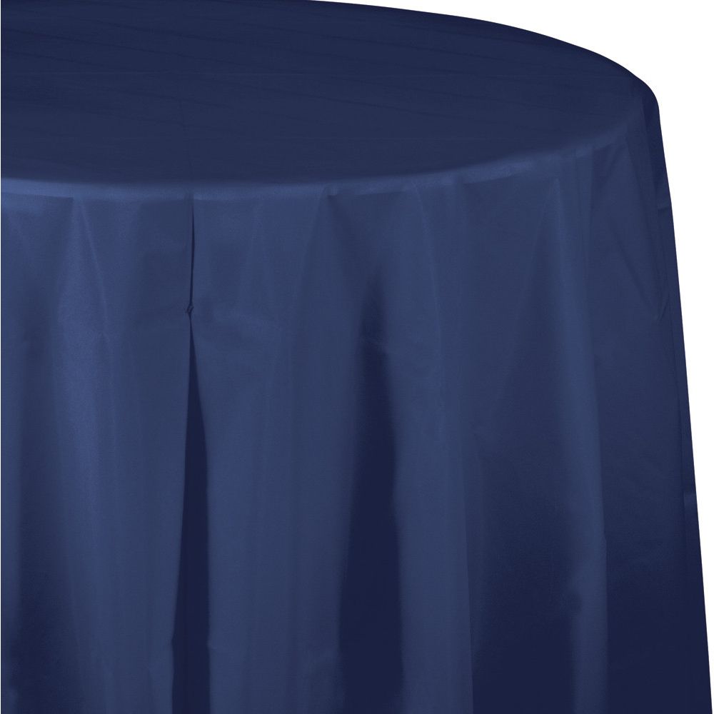 Round Table Cover Navy Blue Fiesta Party Supplies