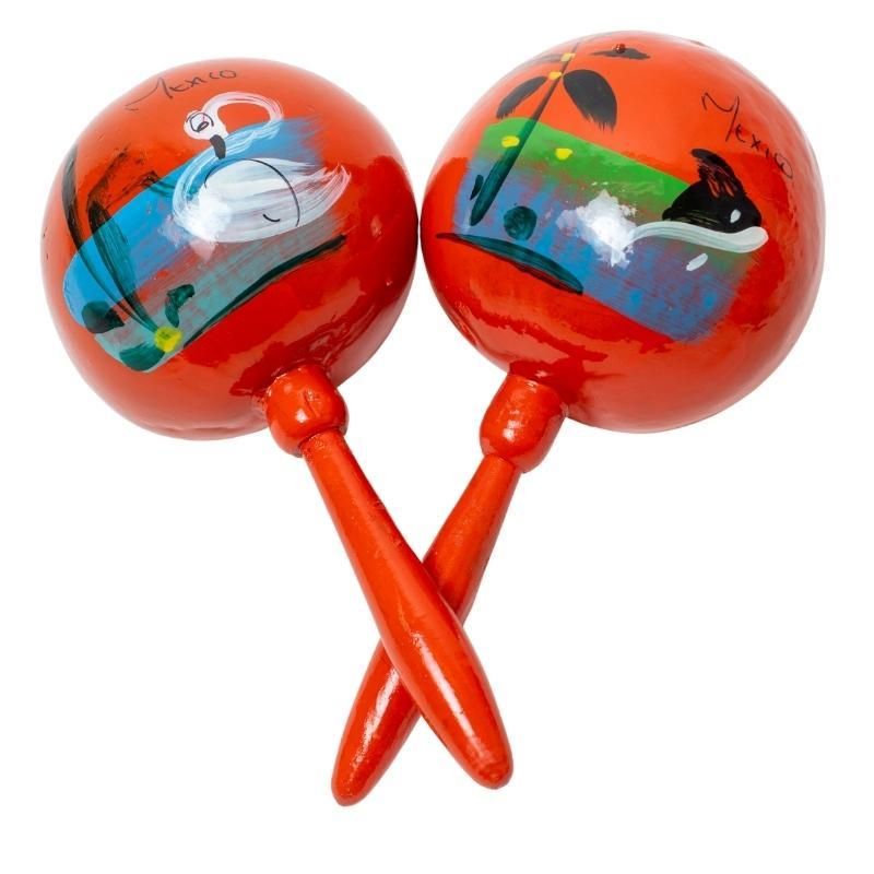 Orange Maracas Fiesta Party Supplies