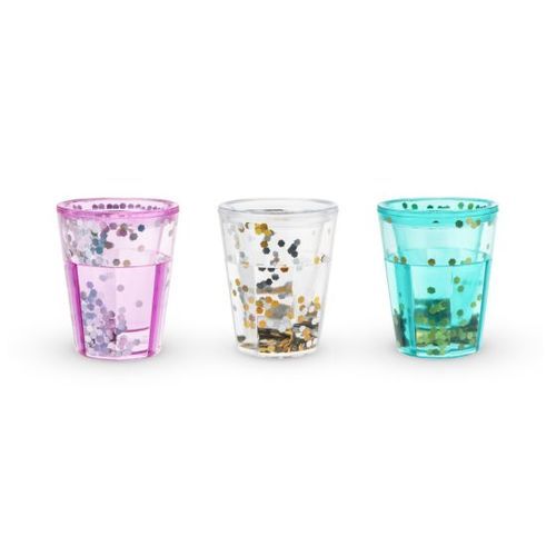 Mermaid Spark/Glitter Shot Glasses
